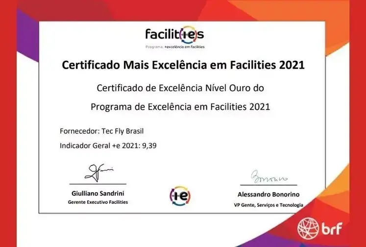 Certificado Facilities
